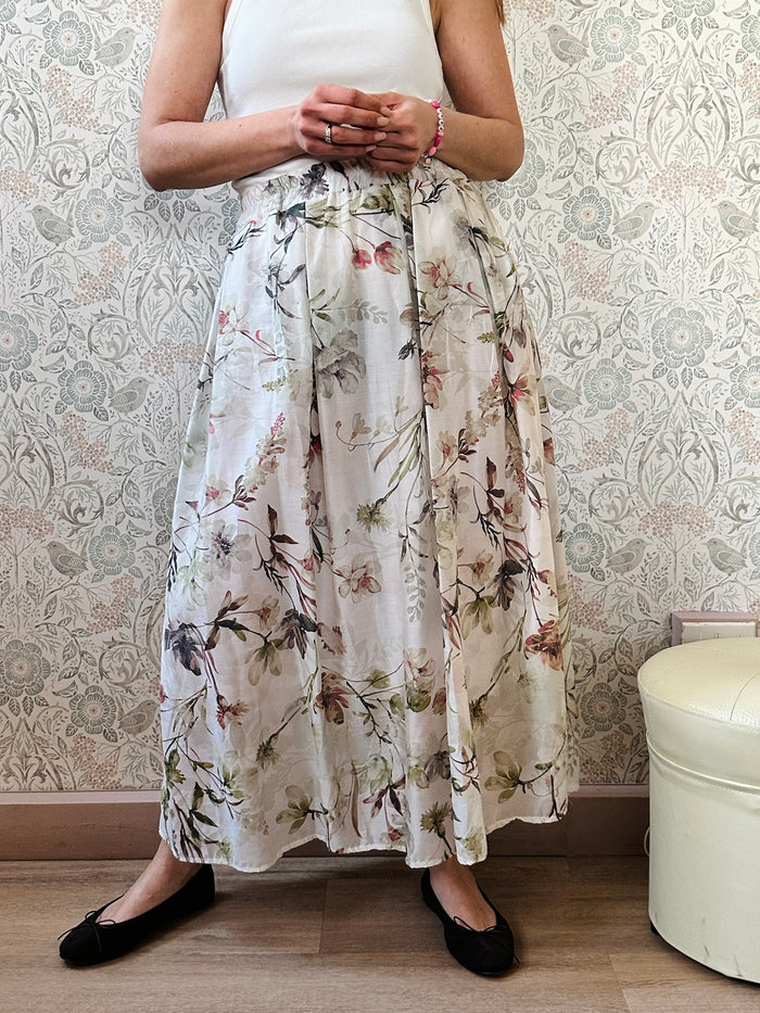 Gonna Midi Garden - Abbigliamento Donna Made in Italy Must Have