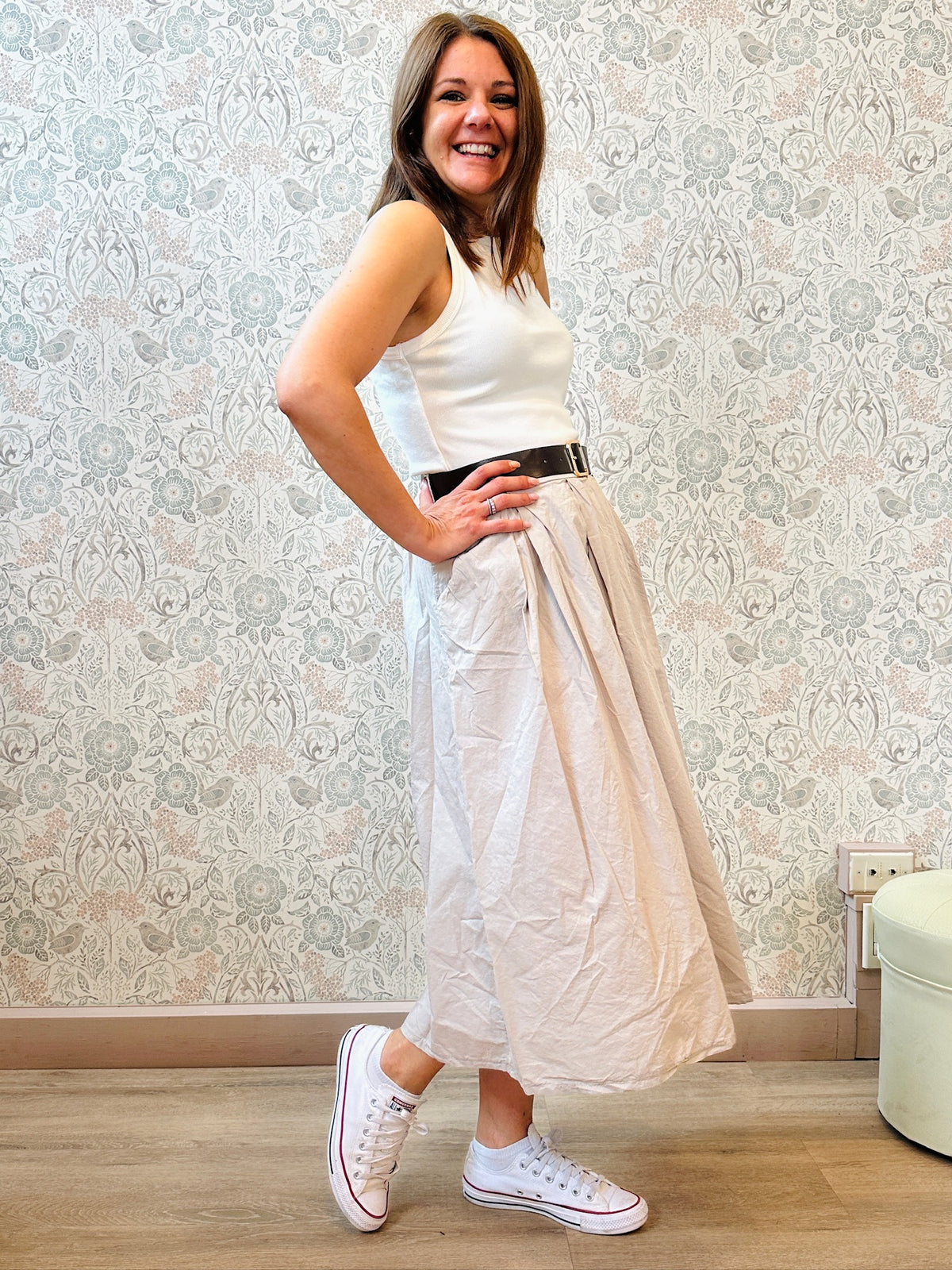 Gonna Midi Marte - Abbigliamento Moda Donna Made in Italy