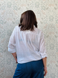 la valigia a pois Camicia Nodo