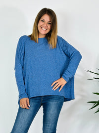 la valigia a pois maglione cashmere over