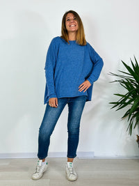 la valigia a pois maglione cashmere over