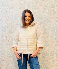 Giacca Joggings 100gr Manica 3/4 Beige