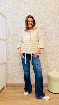 Giacca Joggings 100gr Manica 3/4 Beige