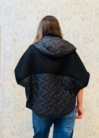 Giacca 100 gr. joggings pipistrello Nero