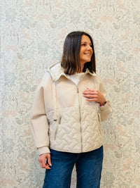 Giacca 100 gr. Joggings Pipistrello Beige