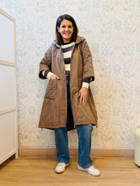 Giacca petunia marrone 