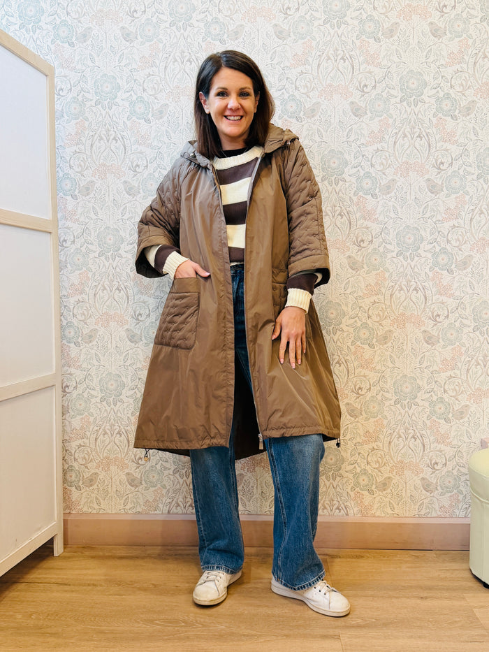 Giacca petunia marrone 