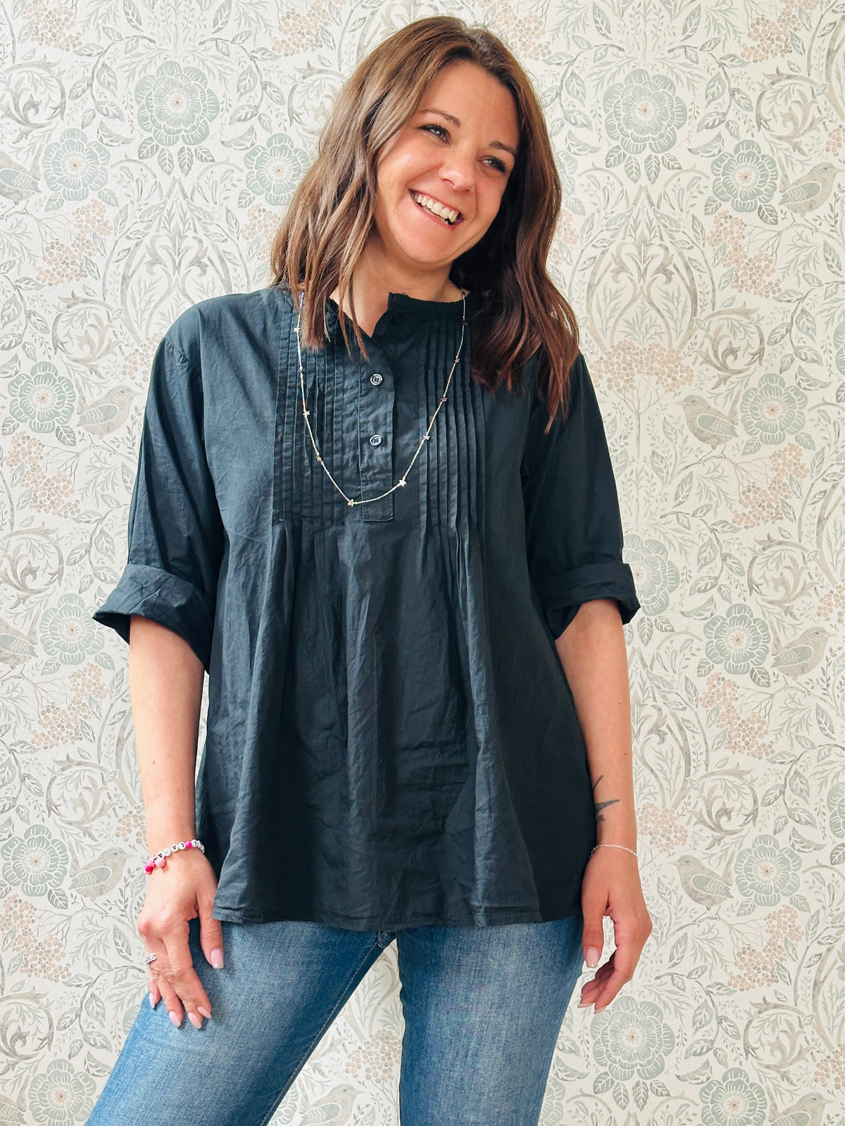 la valigia a pois Camicia Dress