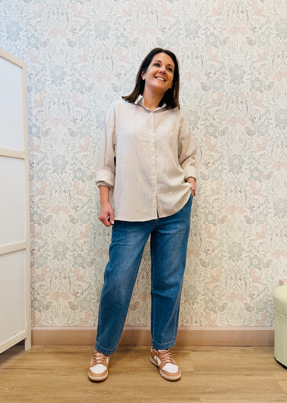 Camicia Goffrato Love