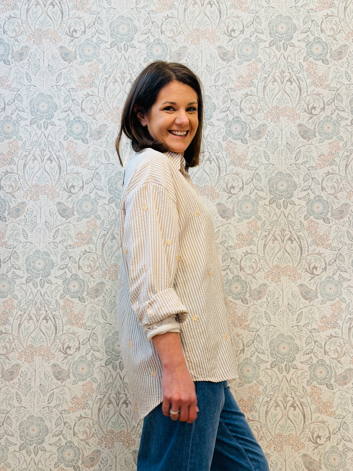 Camicia Goffrato Love