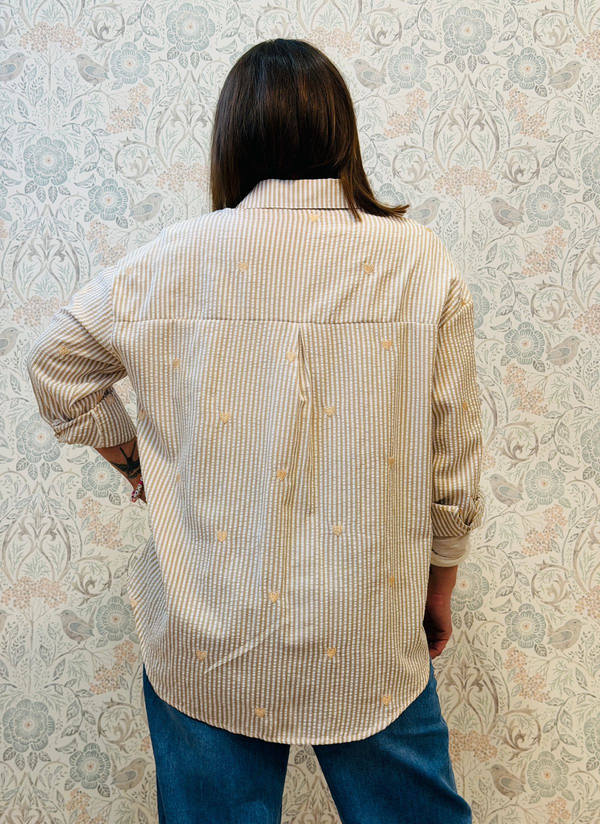 Camicia Goffrato Love