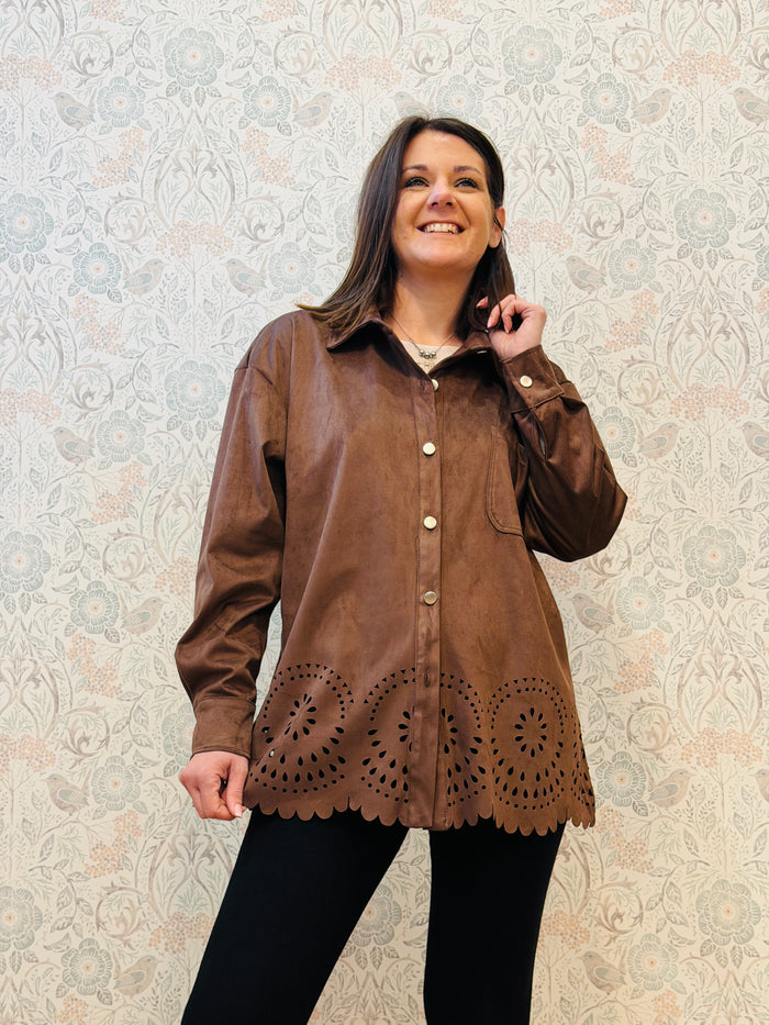 Camicia Suede Macrame'