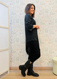 T-shirt Manica Corta Over Satin