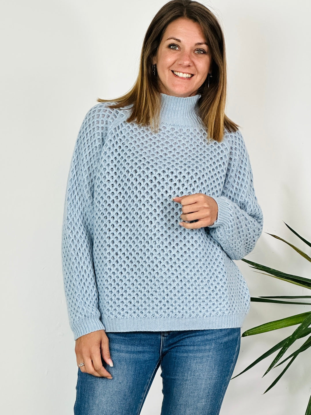 la valigia a pois Maglione Arosa Cashmere