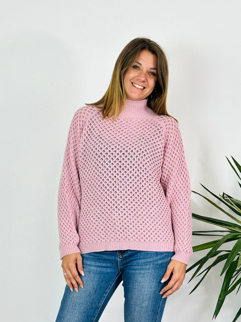 la valigia a pois Maglione Arosa Cashmere