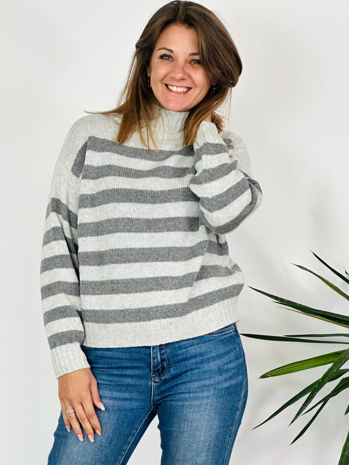 la valigia a pois Maglione Aspen Cashmere