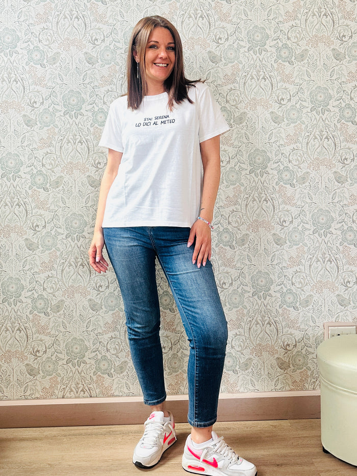 T-shirt Stai Serena lo dici al Meteo