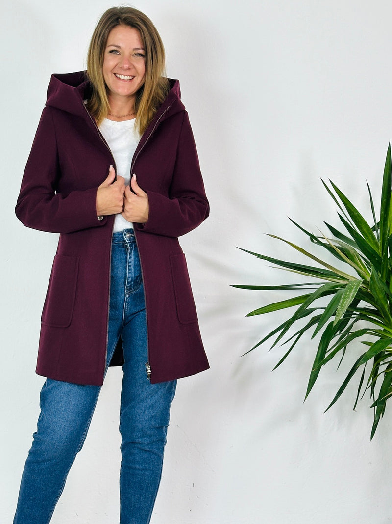 Cappotto Dafne Bordeaux