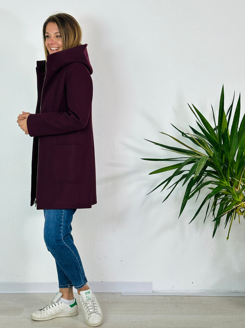 Cappotto Dafne Bordeaux