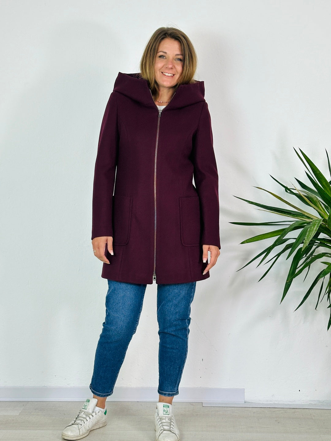 Cappotto Dafne Bordeaux