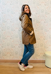 Giacca Double Sandra Tabacco