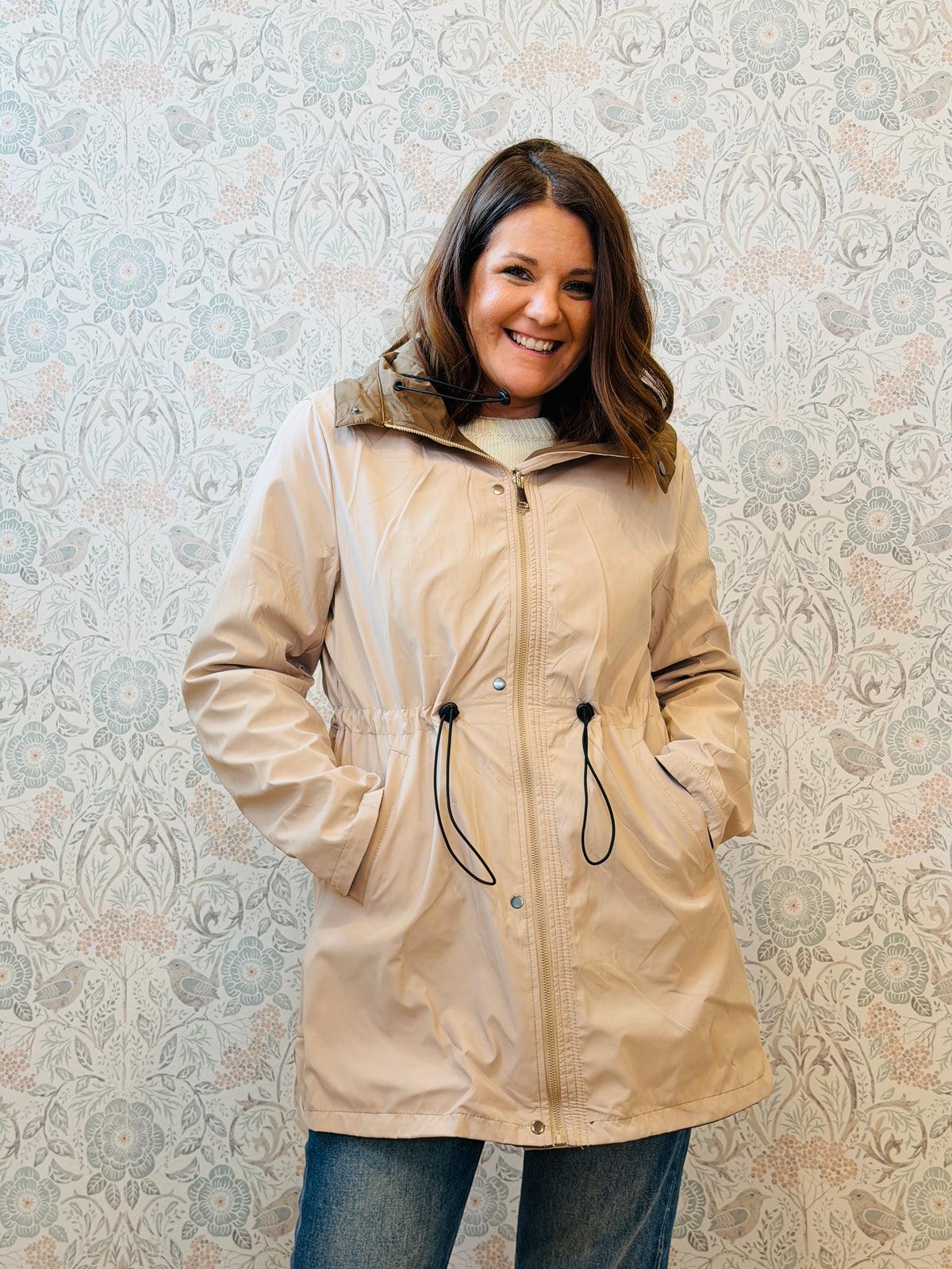 Giacca Double Sandra Tabacco