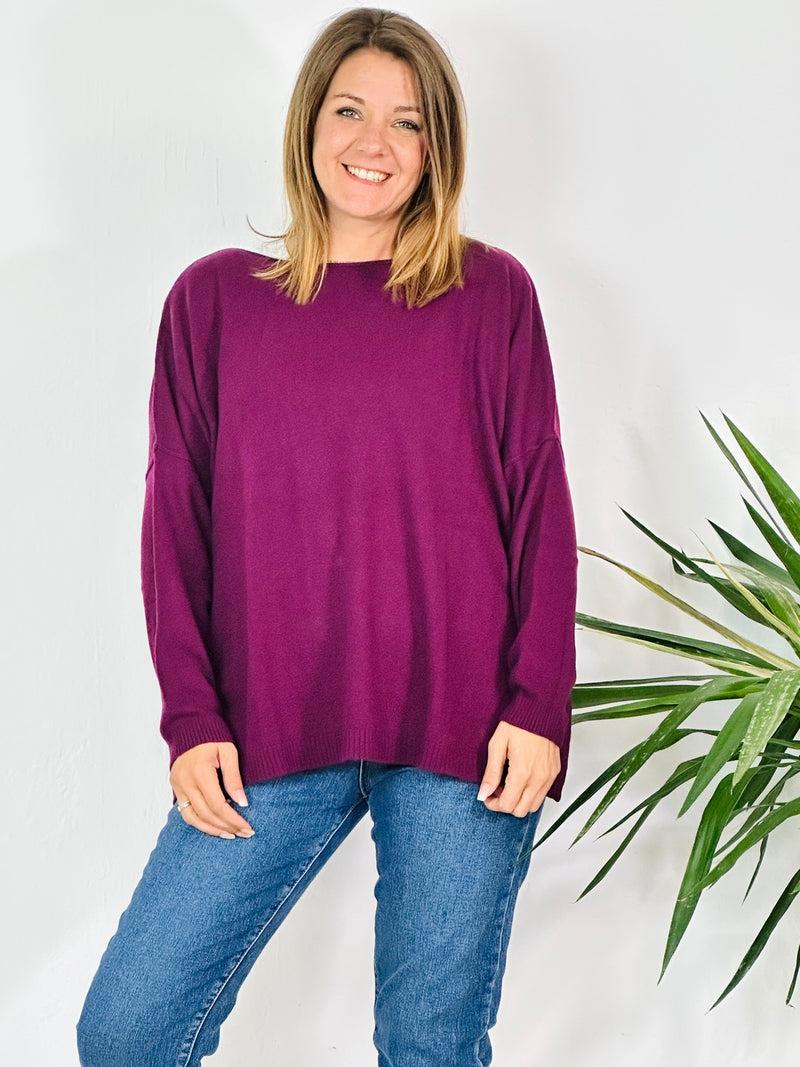 la valigia a pois Maglione Cashmere Regular