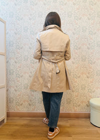 Giacca Trench Classic Panna