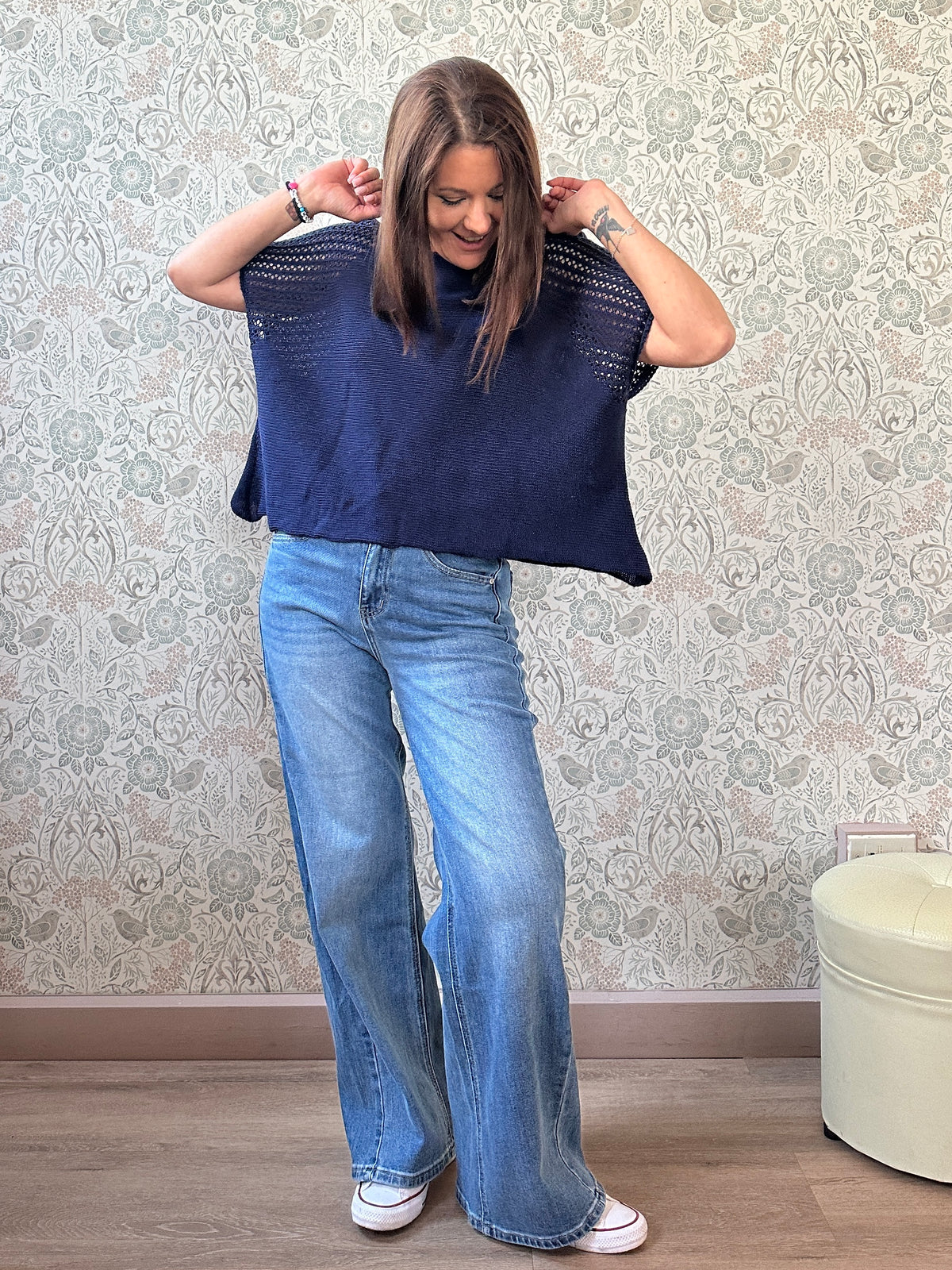 la valigia a pois Blusa Provenza