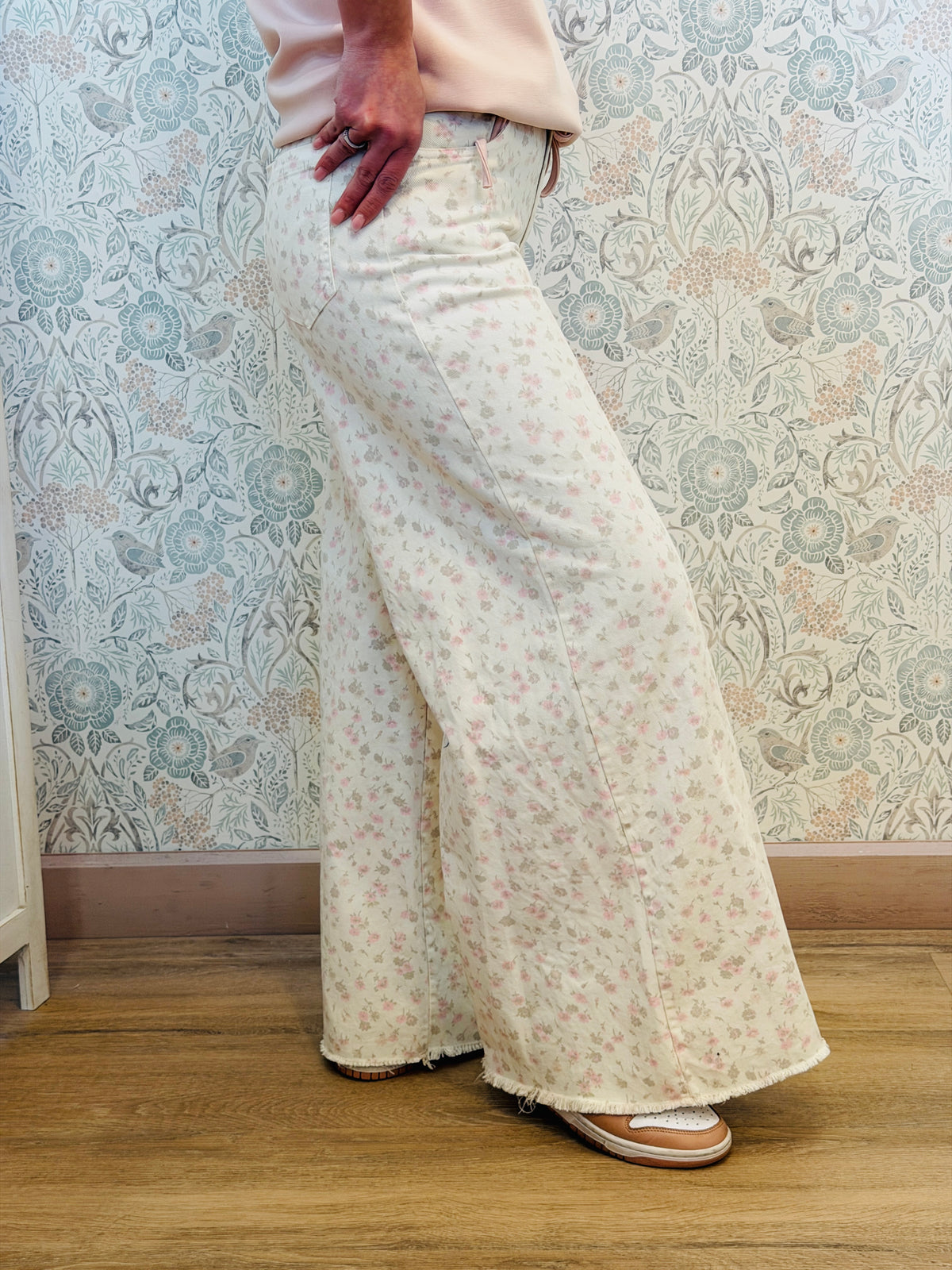 Jeans Palazzo Flowers