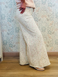 Jeans Palazzo Flowers