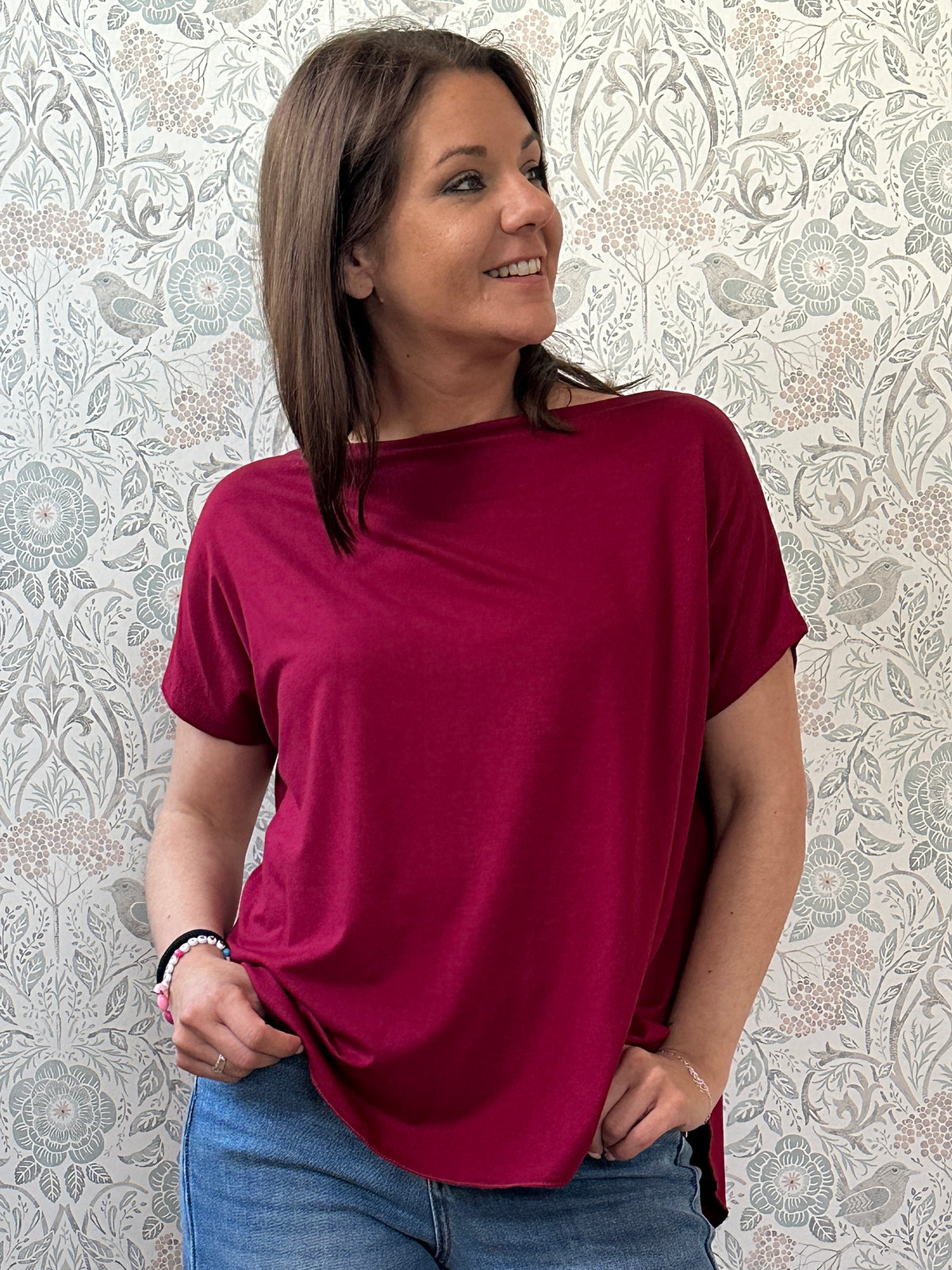la valigia pois t-shirt barchetta color