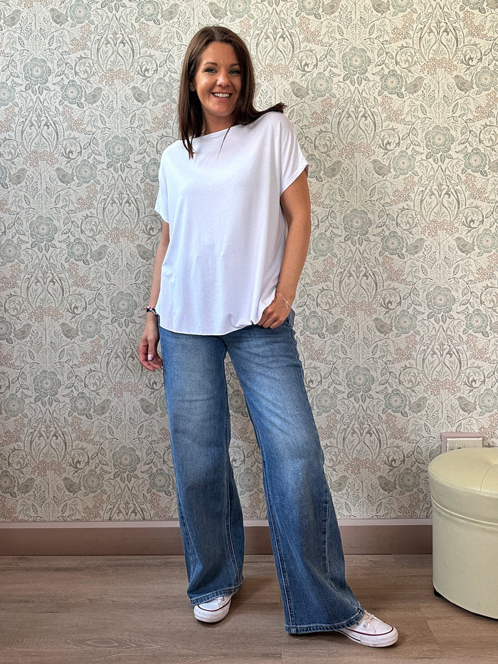 la valigia pois t-shirt barchetta color