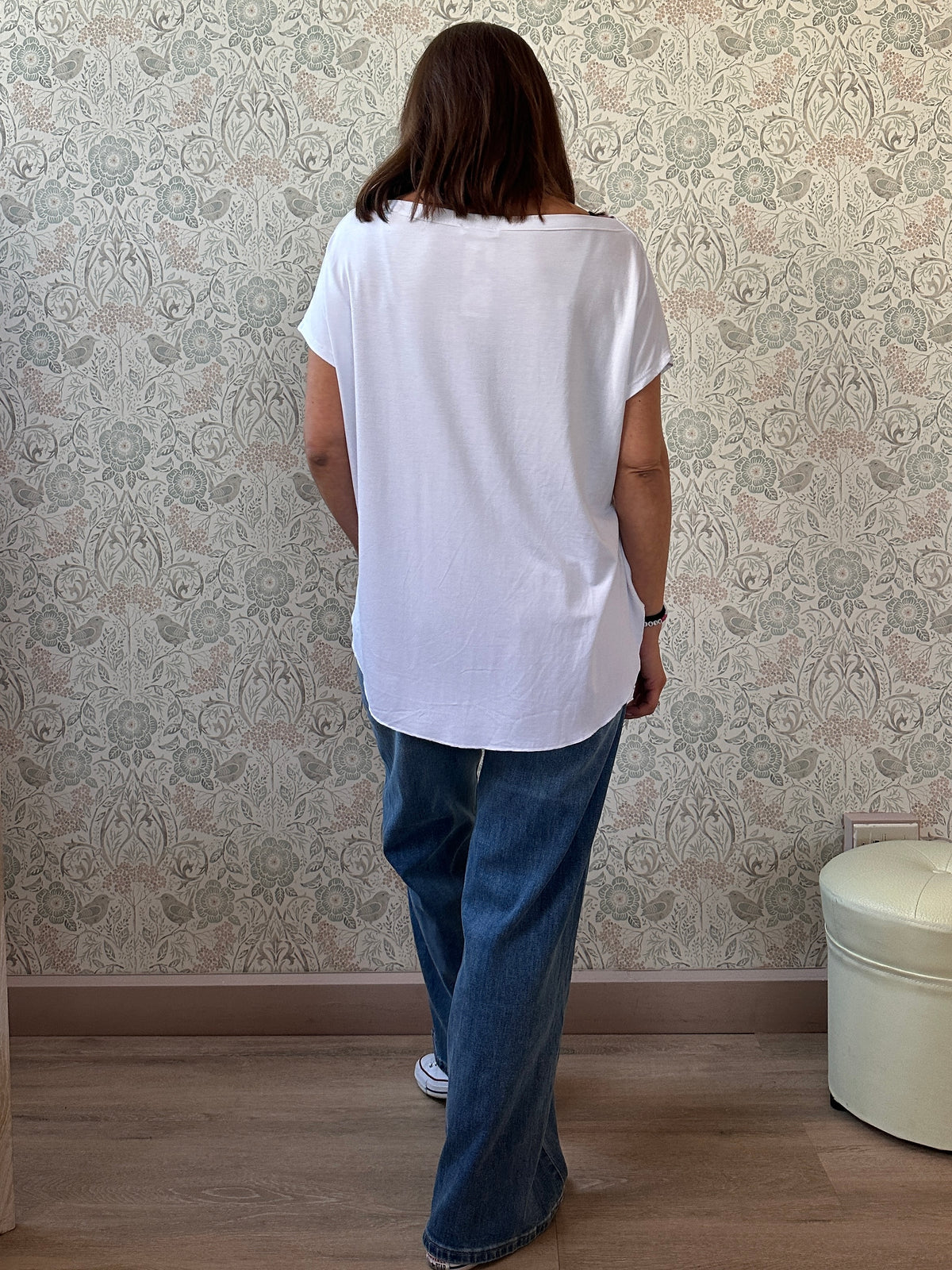 la valigia pois t-shirt barchetta color