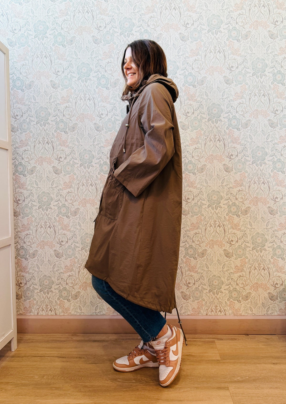 Giacca Lunga Nuvola Caffè