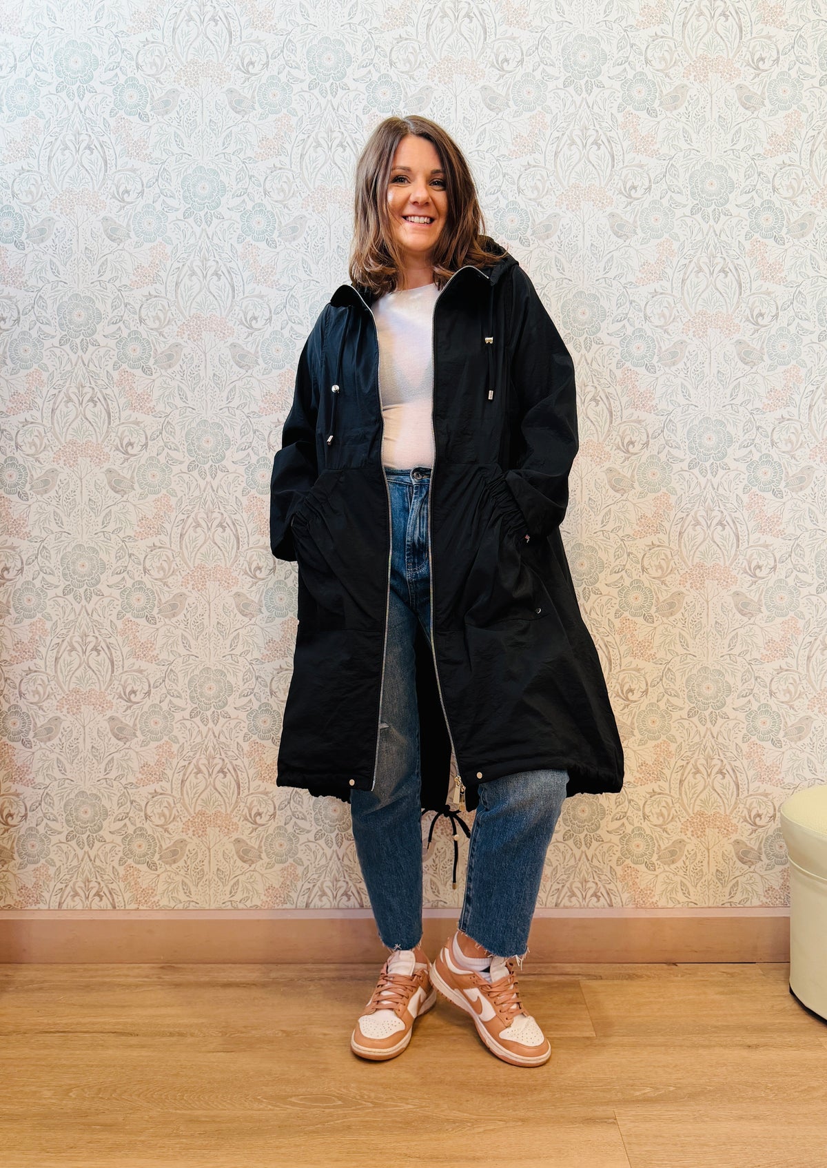 Giacca Lunga Nuvola Nero