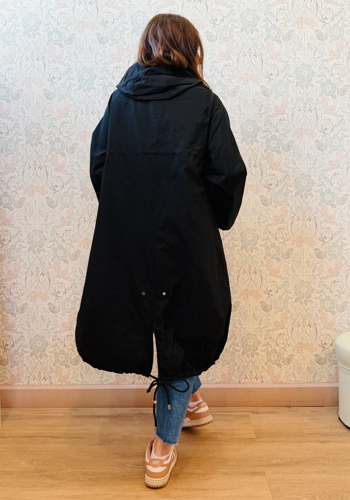 Giacca Lunga Nuvola Nero