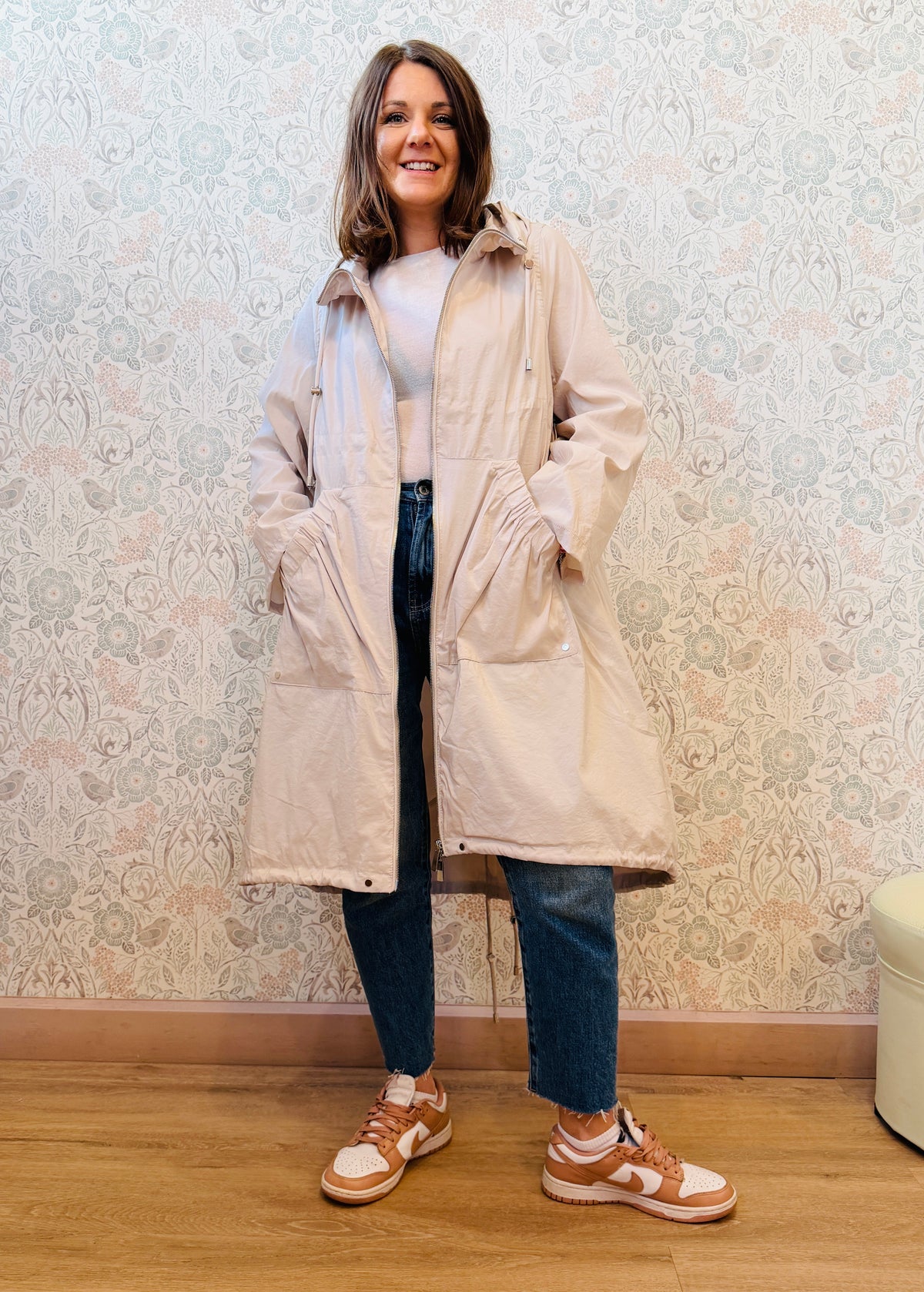 Giacca Lunga Nuvola Beige