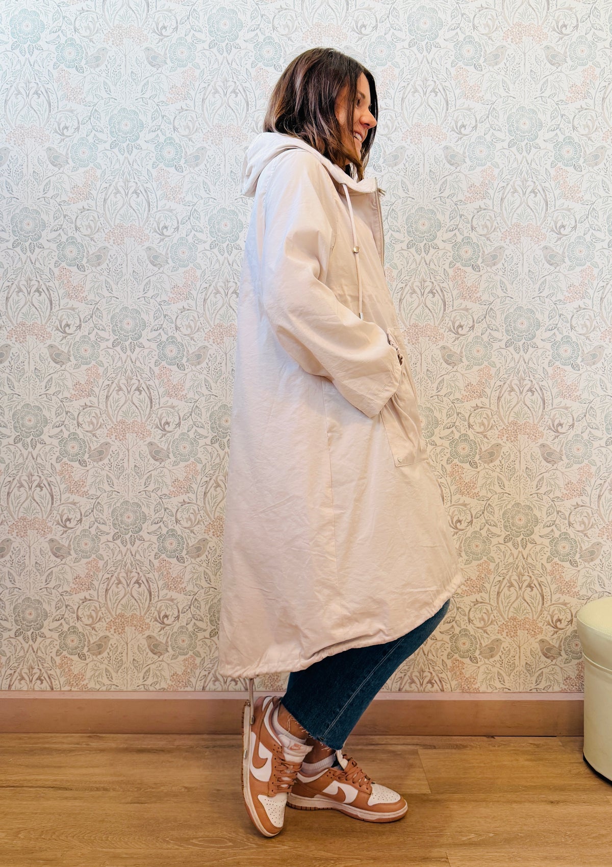 Giacca Lungo Nuvola Beige