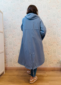 Giacca Lungo Nuvola Azzurro