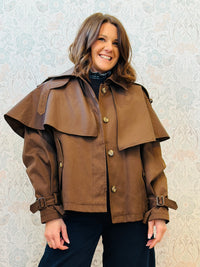 Trench Corto Mantella