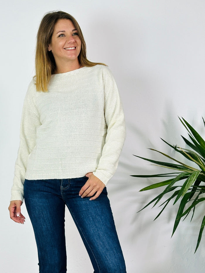 la valigia a pois Maglione Cashmere Line