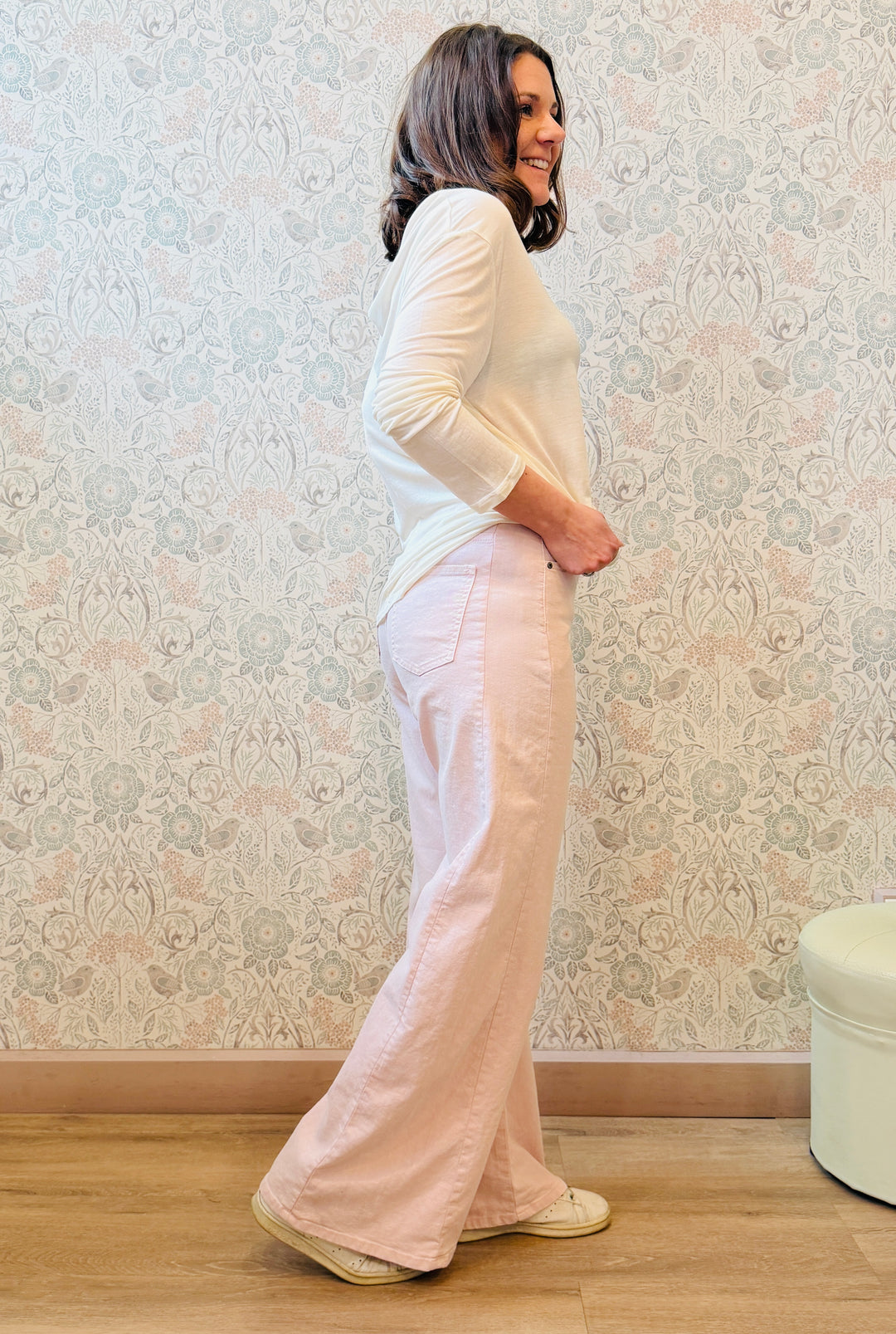 Jeans Palazzo Pink