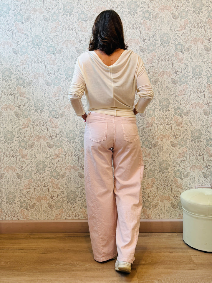 Jeans Palazzo Pink