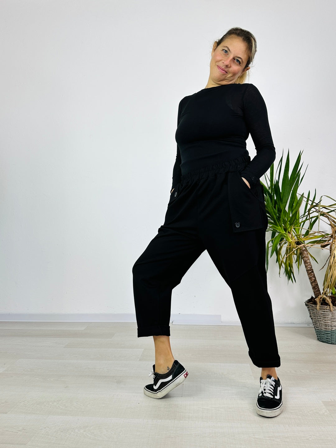 la valigia a pois Pantalone Loose Fit