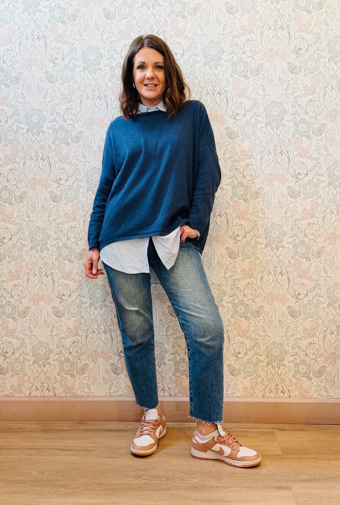 Maglione Cotone Over