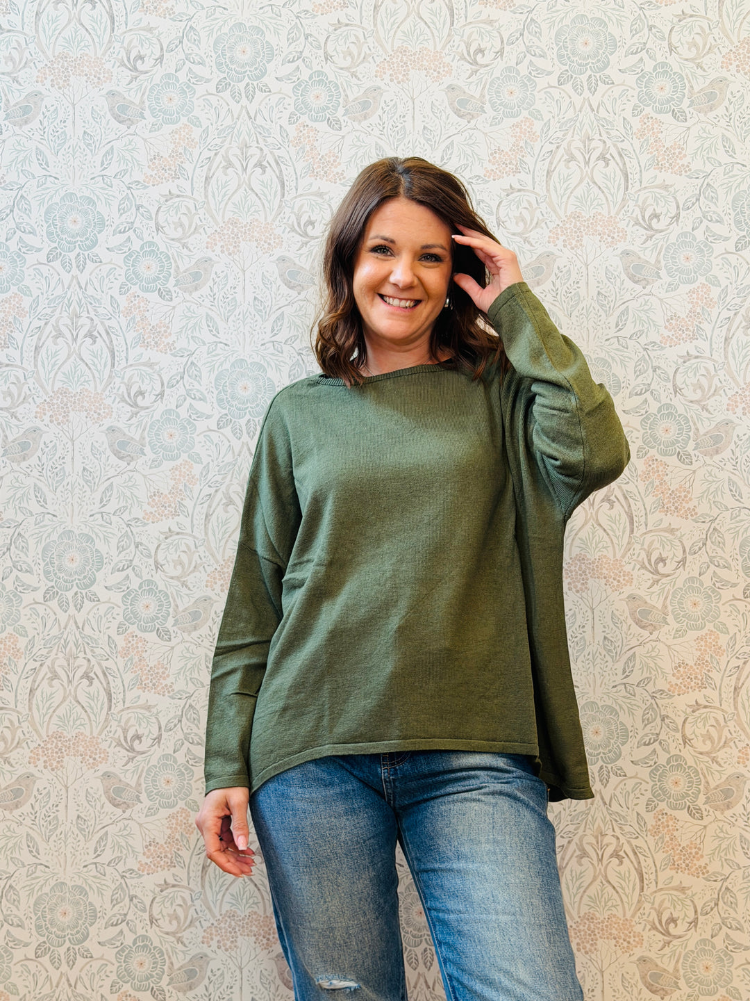 Maglione Cotone Over