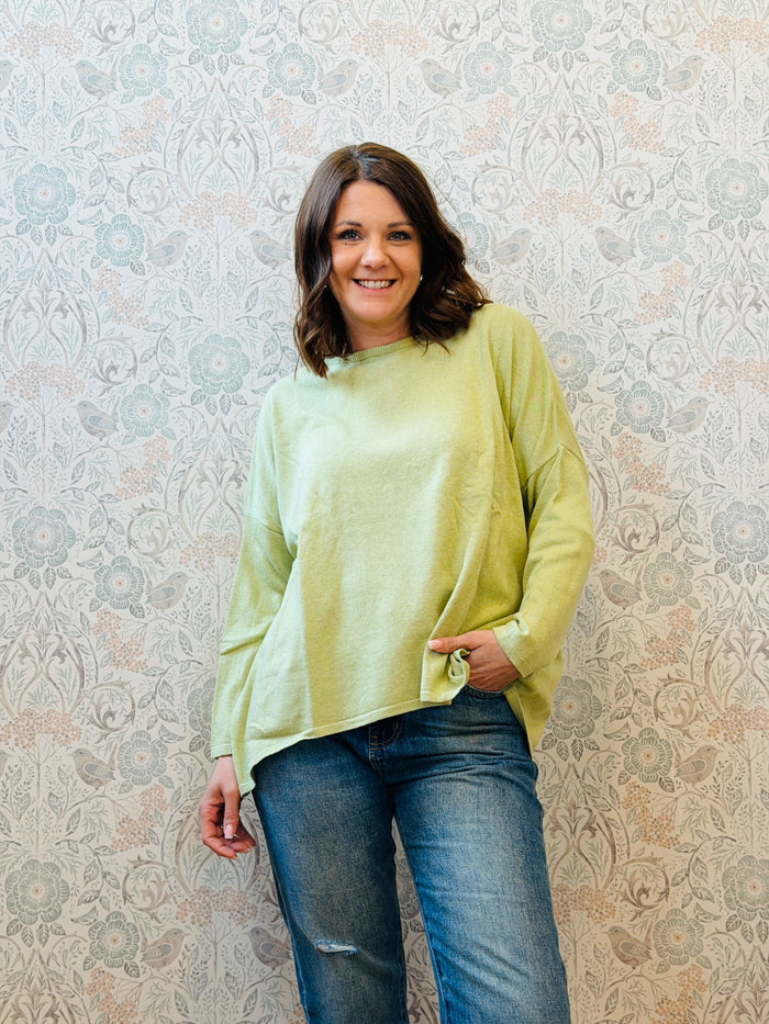 Maglione Cotone Over