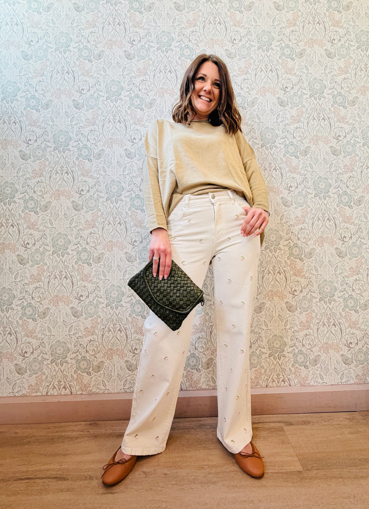 Jeans Palazzo Roselline