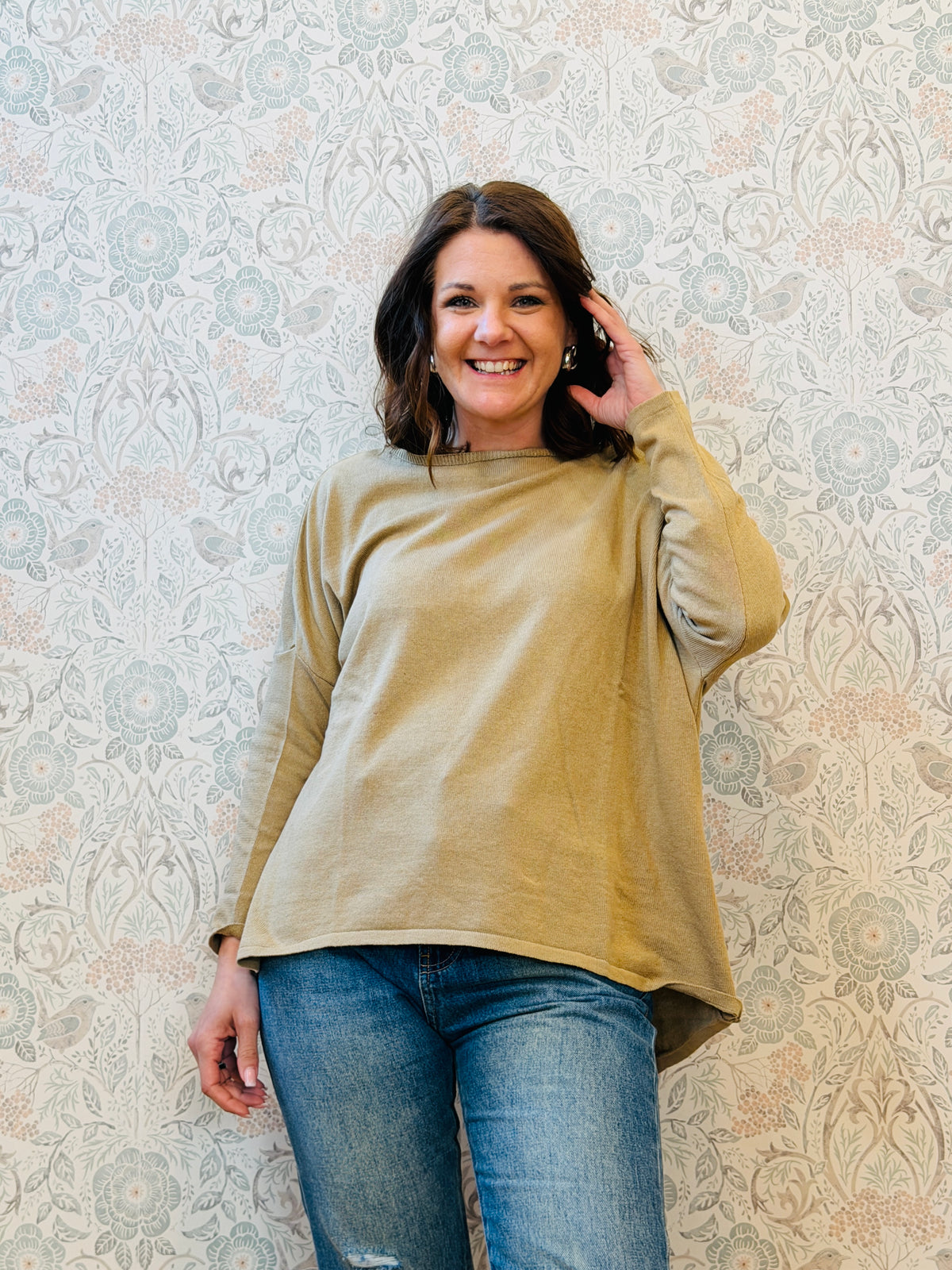 Maglione Cotone Over